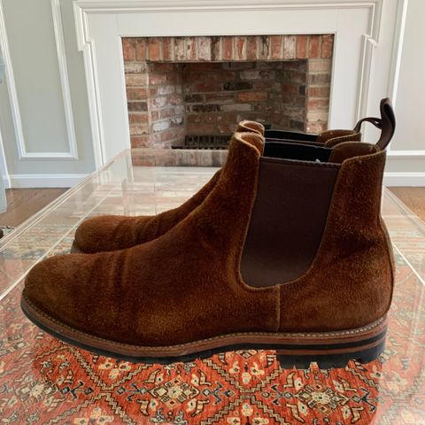 Grant Stone Chelsea Boot in Seidel Aged Bark Roughout
