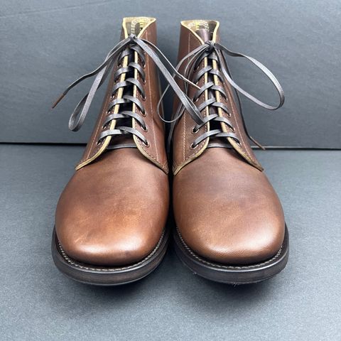 View photo of SKOOB M-43 Service Shoes in Brown Italian Horsebutt