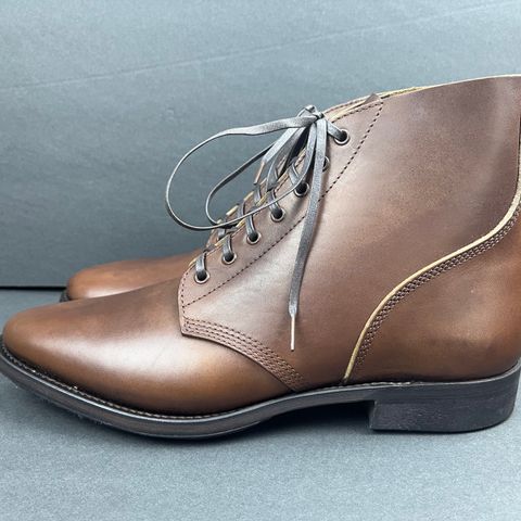 View photo of SKOOB M-43 Service Shoes in Brown Italian Horsebutt