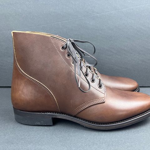 View photo of SKOOB M-43 Service Shoes in Brown Italian Horsebutt