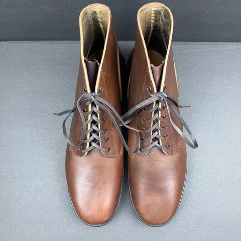 View photo of SKOOB M-43 Service Shoes in Brown Italian Horsebutt