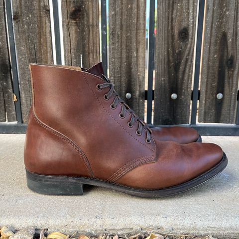 View photo of SKOOB M-43 Service Shoes in Brown Italian Horsebutt