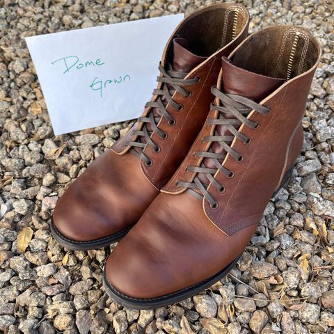 View photo of SKOOB M-43 Service Shoes in Brown Italian Horsebutt