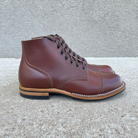 Viberg Boondocker BCT in Horween Pigment Brown Workshoe Butt