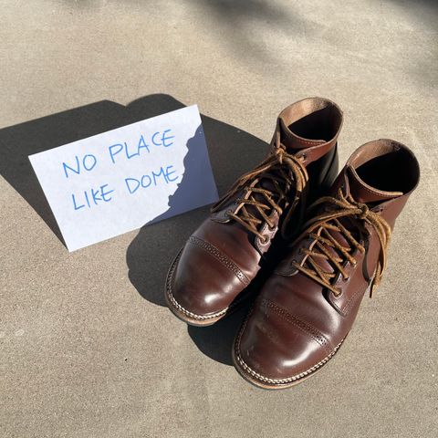 Search result thumbnail of Viberg Boondocker BCT in Horween Pigment Brown Workshoe Butt