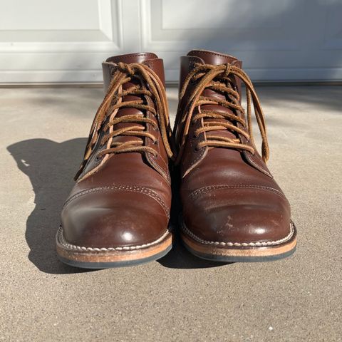 Viberg Boondocker BCT in Horween Pigment Brown Workshoe Butt