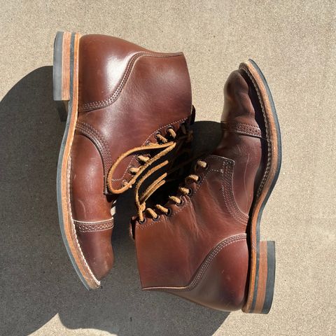 Viberg Boondocker BCT in Horween Pigment Brown Workshoe Butt