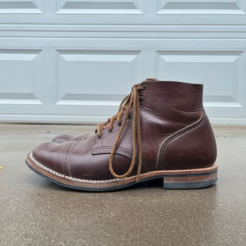 Viberg Boondocker BCT in Horween Pigment Brown Workshoe Butt
