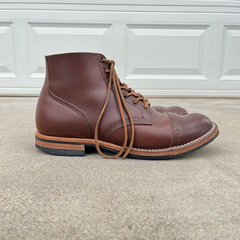 Viberg Boondocker BCT in Horween Pigment Brown Workshoe Butt