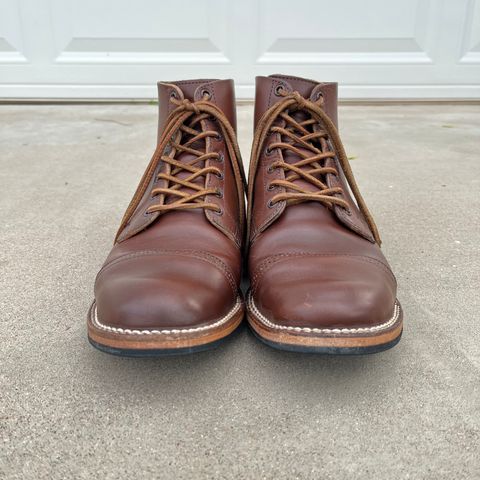 Viberg Boondocker BCT in Horween Pigment Brown Workshoe Butt