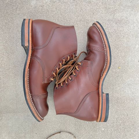 Viberg Boondocker BCT in Horween Pigment Brown Workshoe Butt