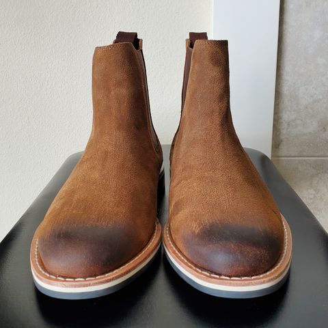 HELM The Finn in Sienna Rusan Waxed Suede