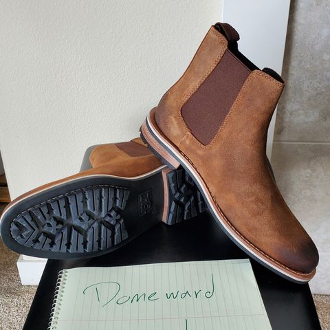 HELM The Finn in Sienna Rusan Waxed Suede