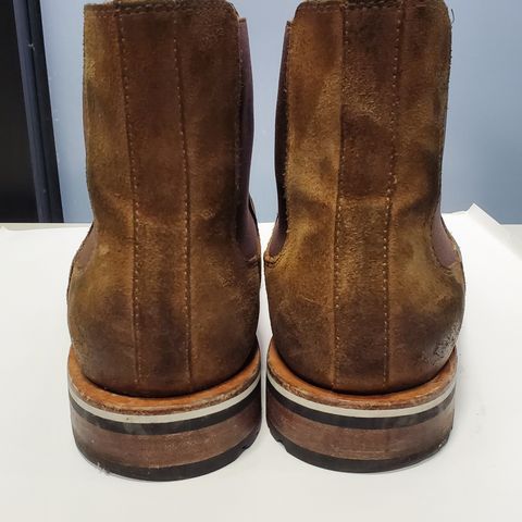 HELM The Finn in Sienna Rusan Waxed Suede