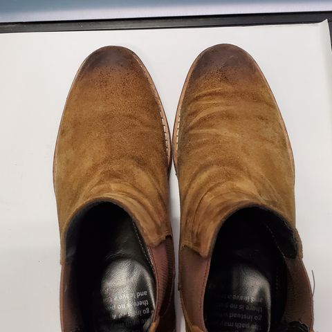 HELM The Finn in Sienna Rusan Waxed Suede