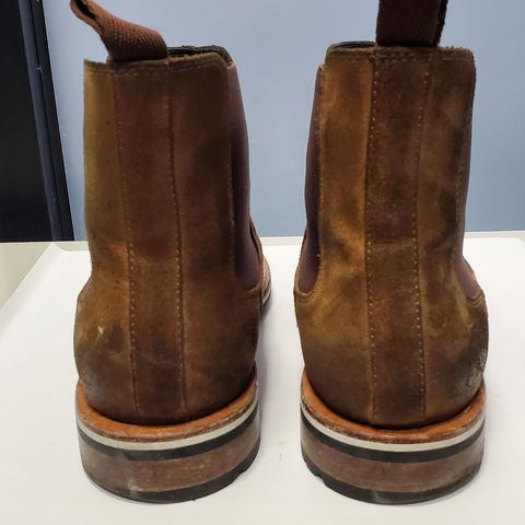 HELM The Finn in Sienna Rusan Waxed Suede