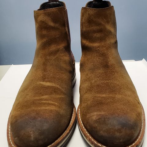 HELM The Finn in Sienna Rusan Waxed Suede