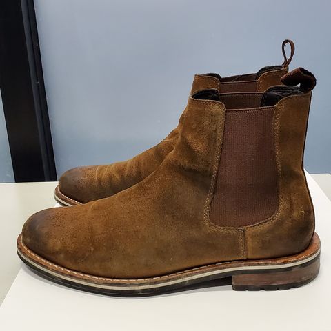 HELM The Finn in Sienna Rusan Waxed Suede