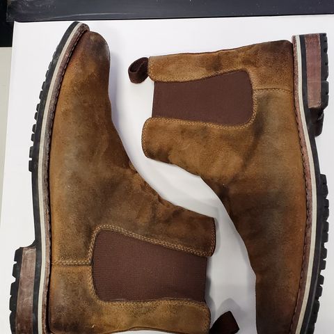 HELM The Finn in Sienna Rusan Waxed Suede