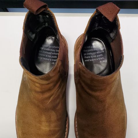 HELM The Finn in Sienna Rusan Waxed Suede