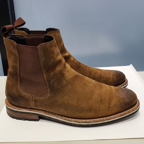 HELM The Finn in Sienna Rusan Waxed Suede