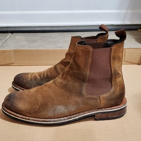 HELM The Finn in Sienna Rusan Waxed Suede