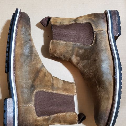 HELM The Finn in Sienna Rusan Waxed Suede