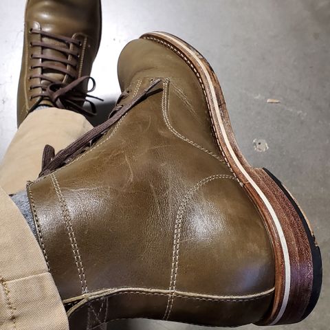 View photo of HELM Boots The Zind in Krumenauer Olive