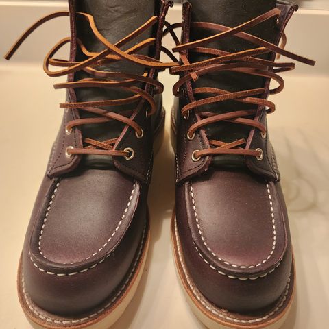 Red Wing 6-Inch Classic Moc in S.B. Foot Black Cherry Excalibur