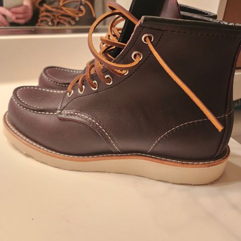 Red Wing 6-Inch Classic Moc in S.B. Foot Black Cherry Excalibur