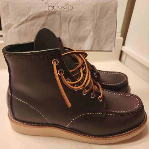Red Wing 6-Inch Classic Moc in S.B. Foot Black Cherry Excalibur