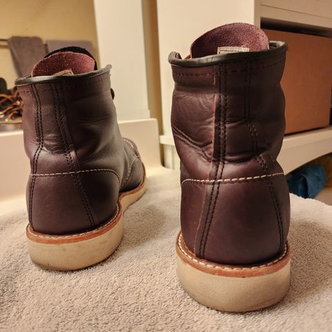 Red Wing 6-Inch Classic Moc in S.B. Foot Black Cherry Excalibur