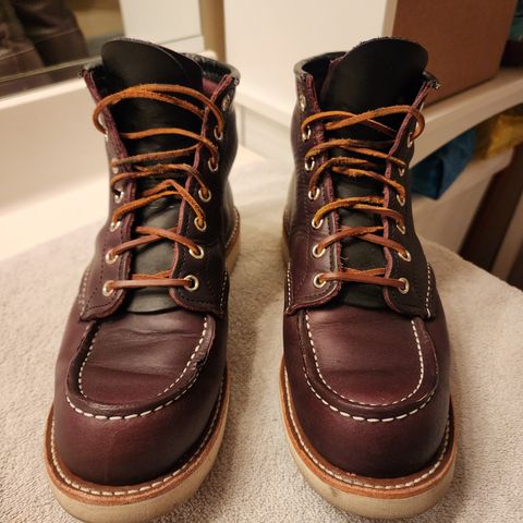 Red Wing 6-Inch Classic Moc in S.B. Foot Black Cherry Excalibur