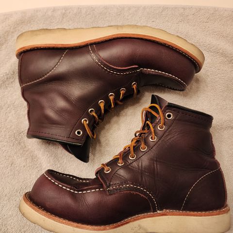 Red Wing 6-Inch Classic Moc in S.B. Foot Black Cherry Excalibur