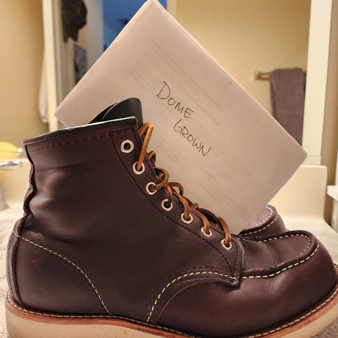Red Wing 6-Inch Classic Moc in S.B. Foot Black Cherry Excalibur