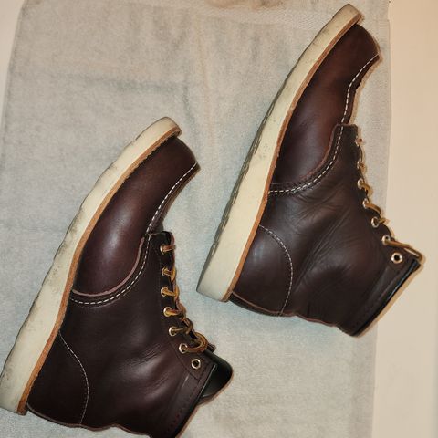 Red Wing 6-Inch Classic Moc in S.B. Foot Black Cherry Excalibur