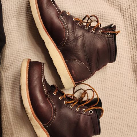 Red Wing 6-Inch Classic Moc in S.B. Foot Black Cherry Excalibur