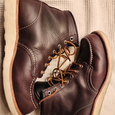 Red Wing 6-Inch Classic Moc in S.B. Foot Black Cherry Excalibur
