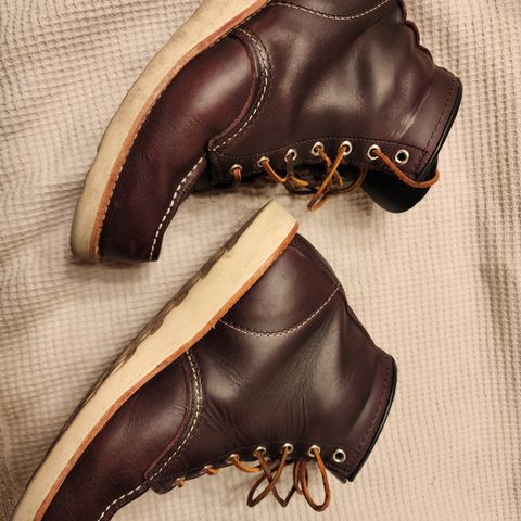 Red Wing 6-Inch Classic Moc in S.B. Foot Black Cherry Excalibur