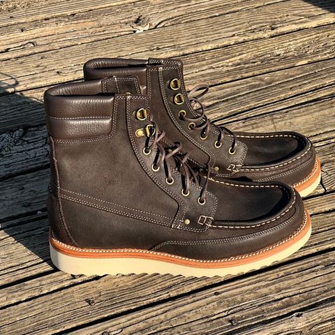 Grant Stone Field Boot in C.F. Stead Earth Waxy Commander Suede