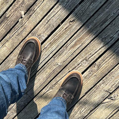Grant Stone Field Boot in C.F. Stead Earth Waxy Commander Suede