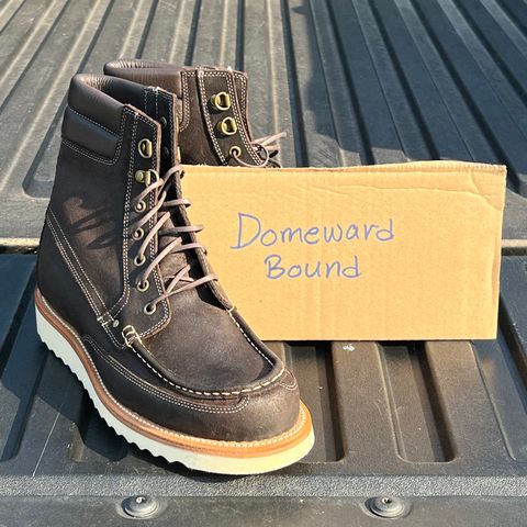Grant Stone Field Boot in C.F. Stead Earth Waxy Commander Suede
