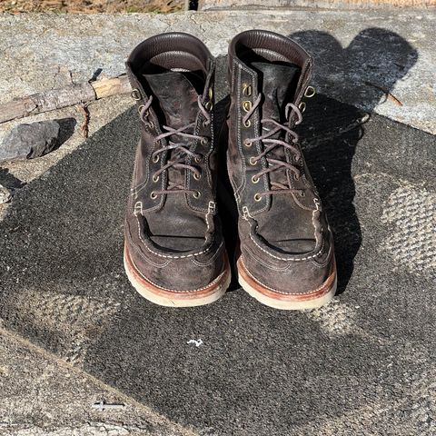 Grant Stone Field Boot in C.F. Stead Earth Waxy Commander Suede