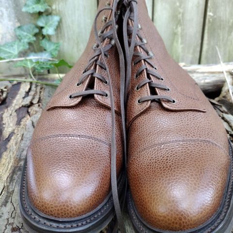 Caswell Wilson in Du Puy Dark Brown Country Calf
