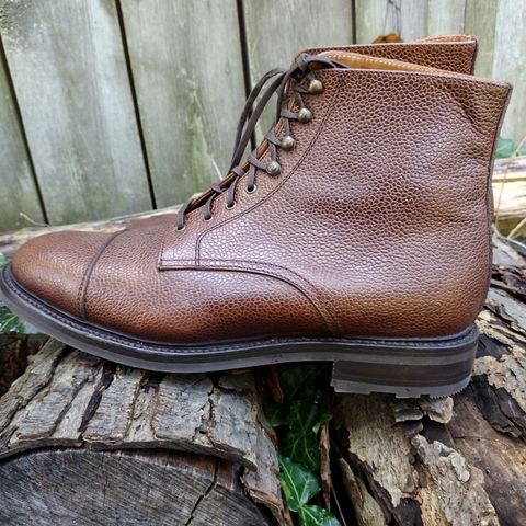 Caswell Wilson in Du Puy Dark Brown Country Calf