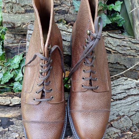 Caswell Wilson in Du Puy Dark Brown Country Calf