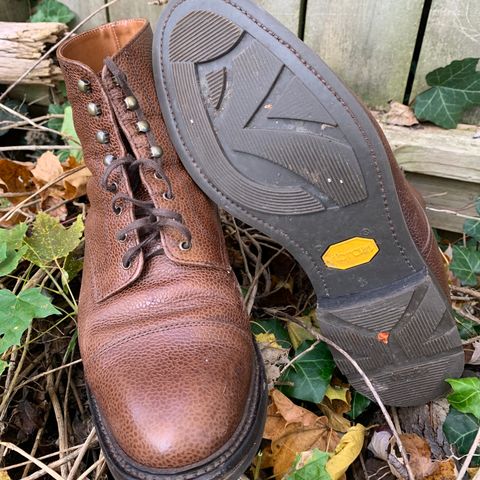 Caswell Wilson in Du Puy Dark Brown Country Calf