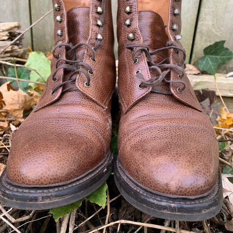 Caswell Wilson in Du Puy Dark Brown Country Calf