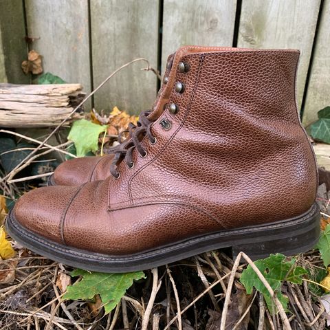 Caswell Wilson in Du Puy Dark Brown Country Calf