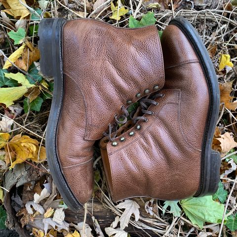 Caswell Wilson in Du Puy Dark Brown Country Calf